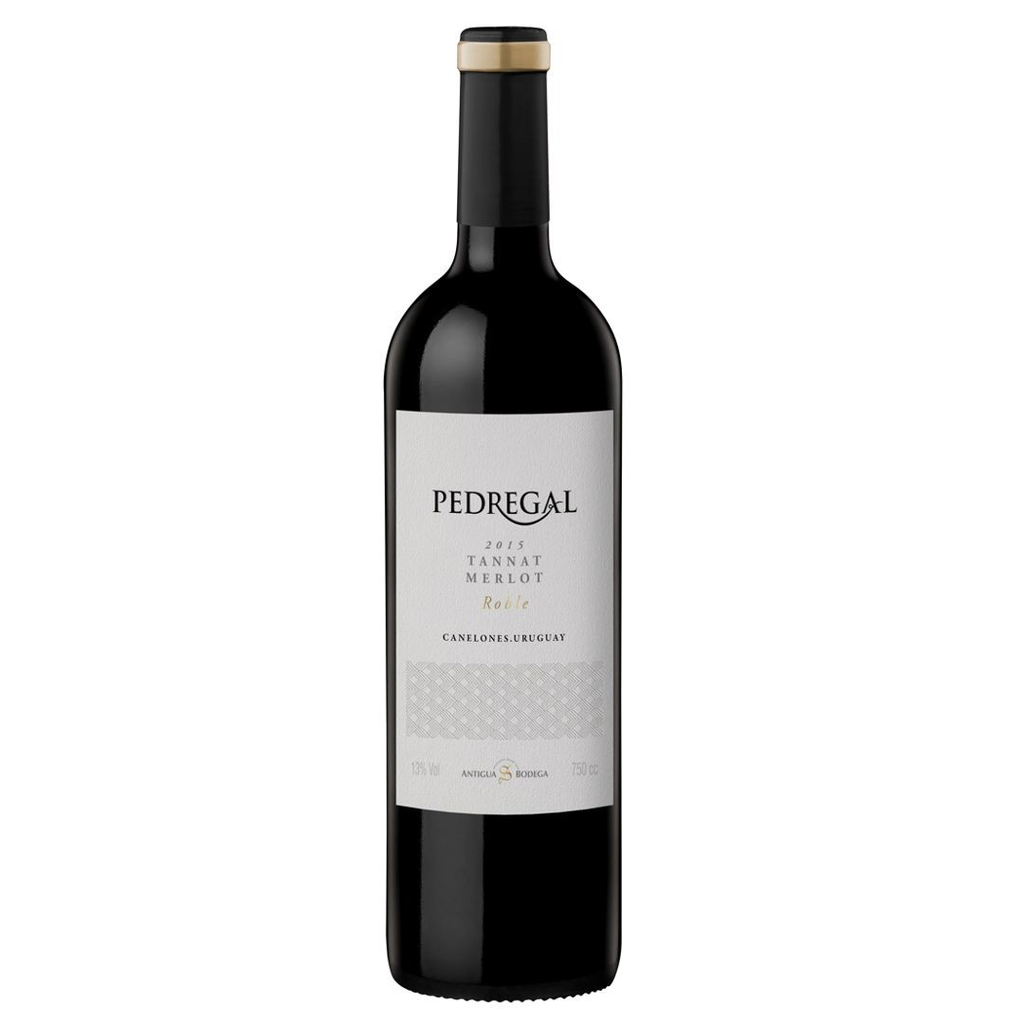 VINO DEL PEDREGAL ROBLE TANNAT MERLOT 750 ML