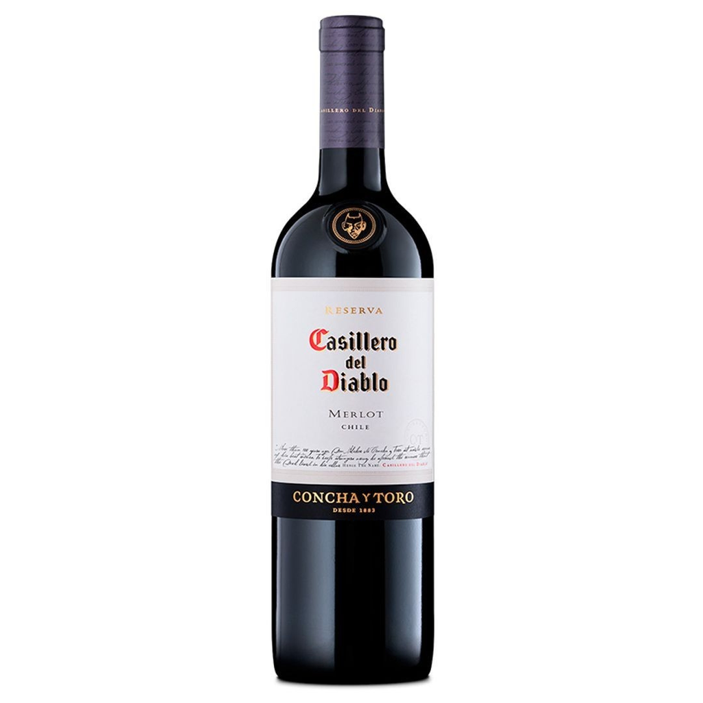 VINO CASILLERO DEL DIABLO MERLOT 750 ML