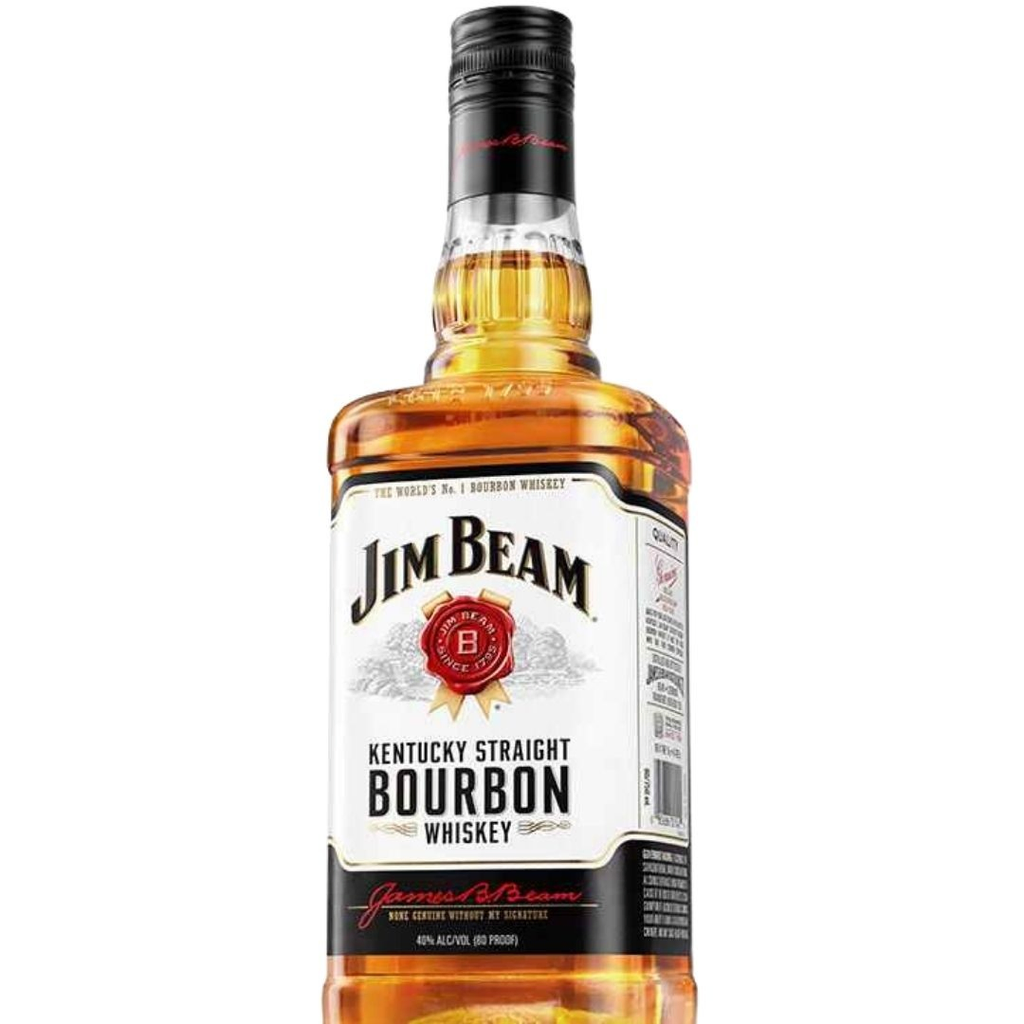 WHISKEY JIM BEAM WHITE BOURBON 1 LT