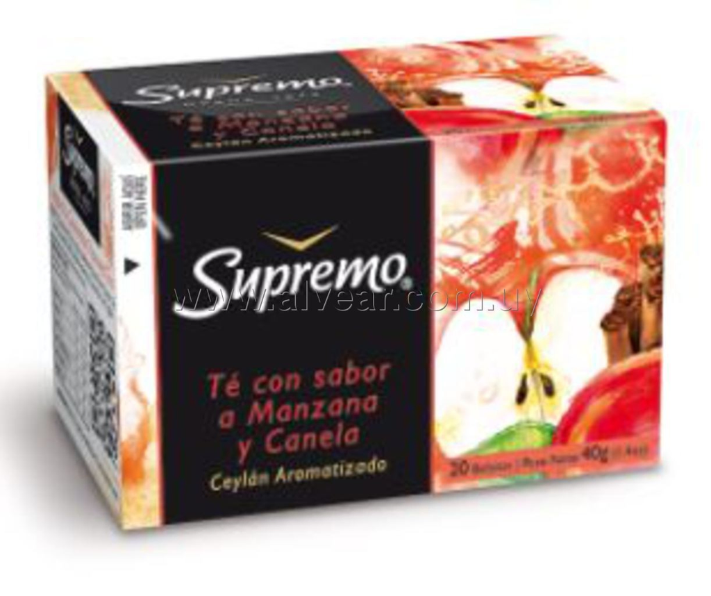 TE SUPREMO MANZANA CANELA 20 SOBRES