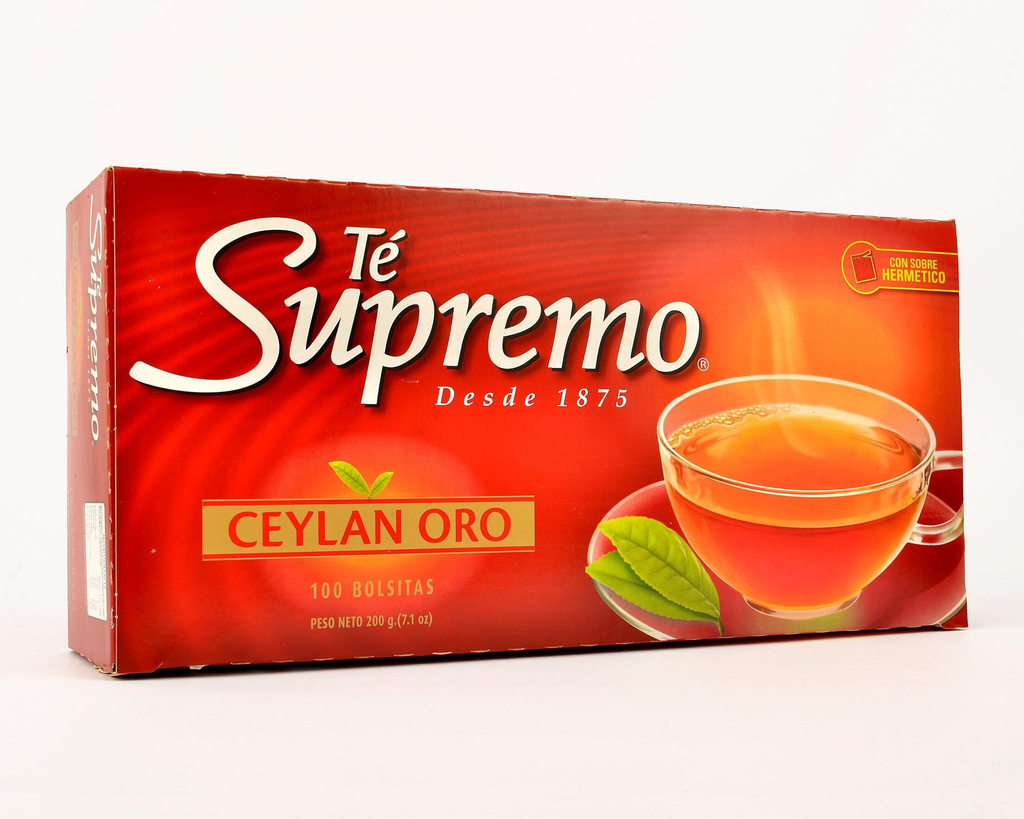 TE SUPREMO ORO CEYLAN 100 SOBRES - Imagen principal