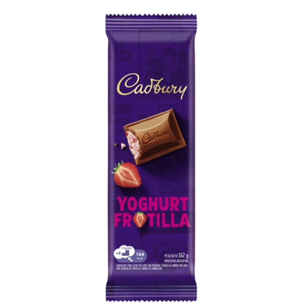 TABLETA CADBURY YOGUR FRUTILLA 162 GR - Imagen principal