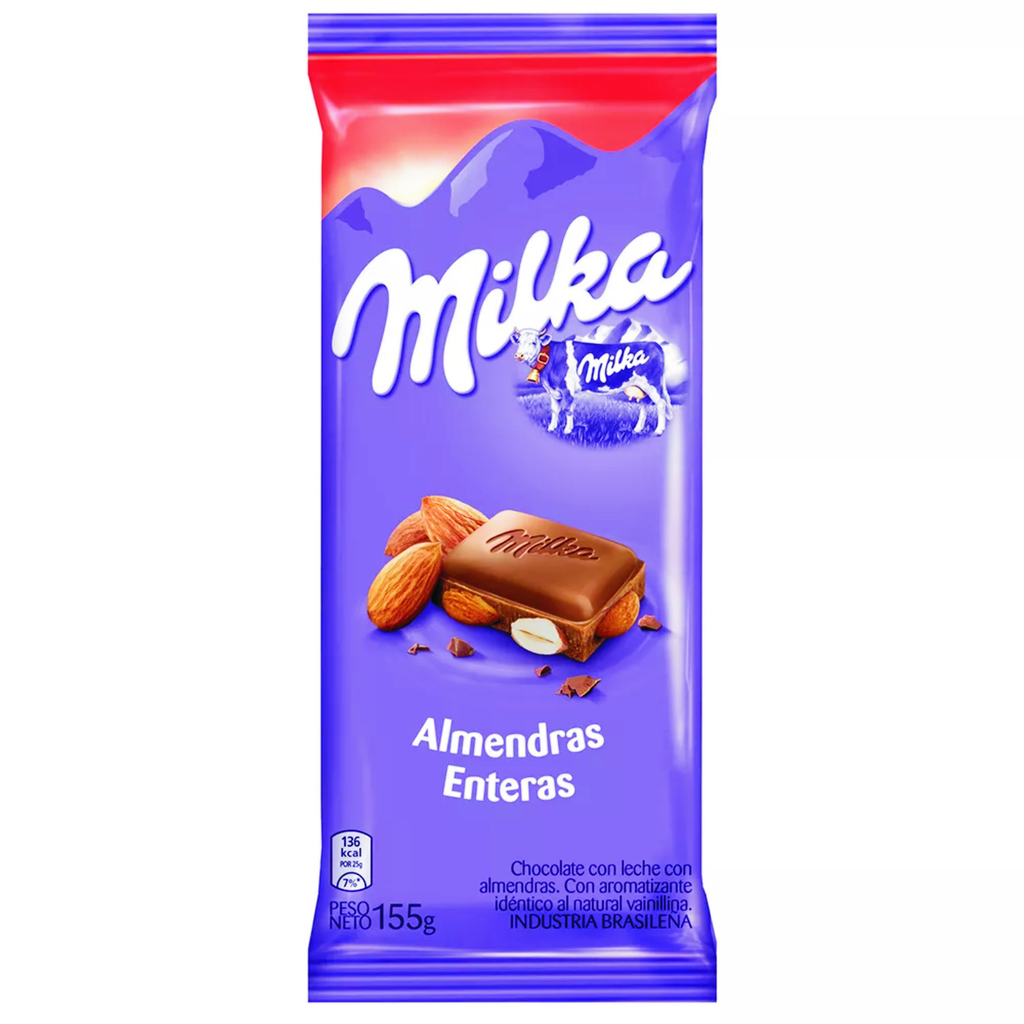 TABLETA MILKA ALMENDRA 155 GR - Imagen principal