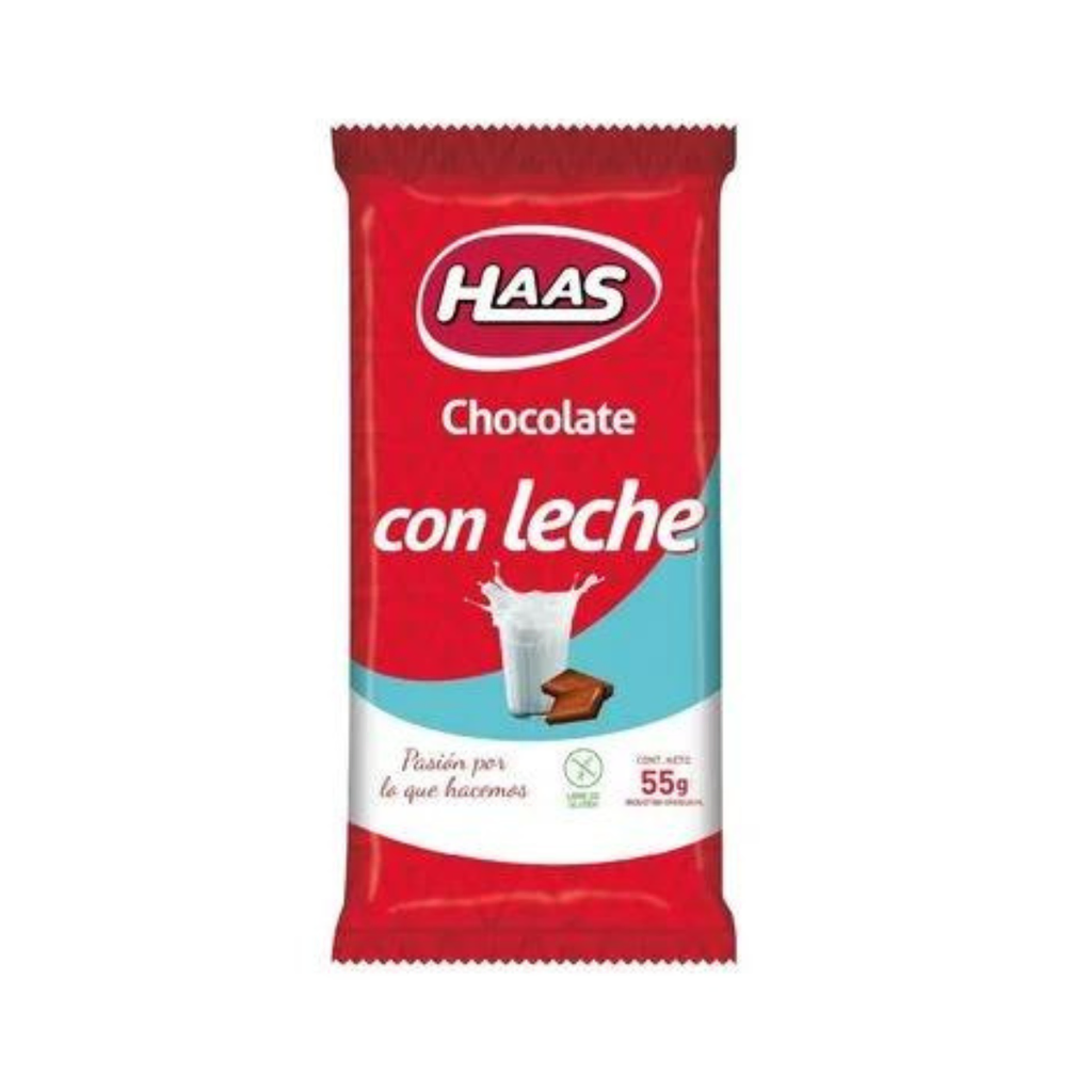 TABLETA HAAS LECHE 55 GR - Imagen principal