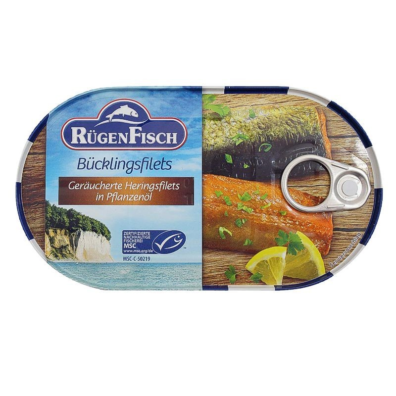 Arenques rugen fisch ahumados 200 gr