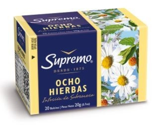 TE SUPREMO OCHO HIERBAS 20 SOBRES - Imagen principal