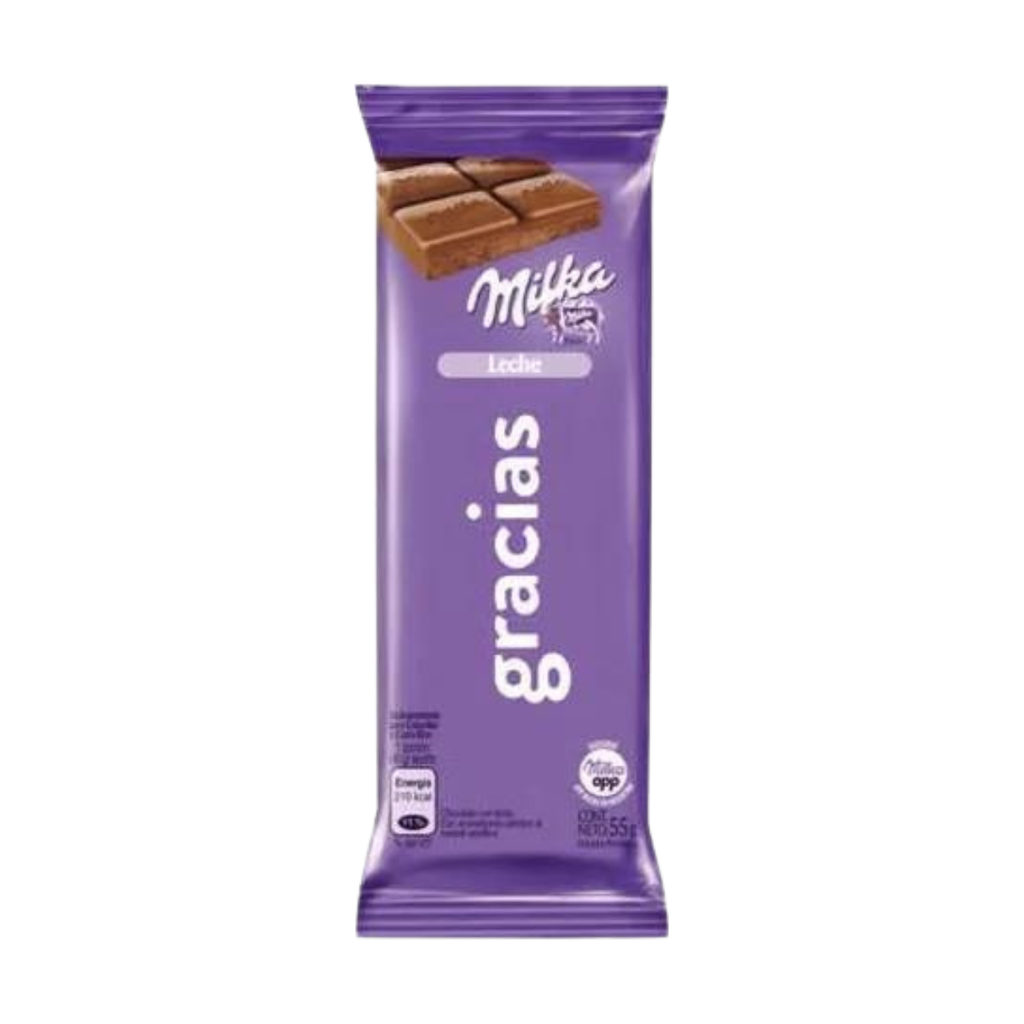 TABLETA MILKA LECHE 55 GR - Imagen principal