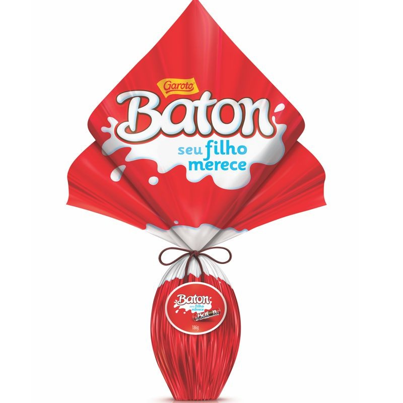 Huevo garoto n°15 baton leche 186 gr - Imagen principal
