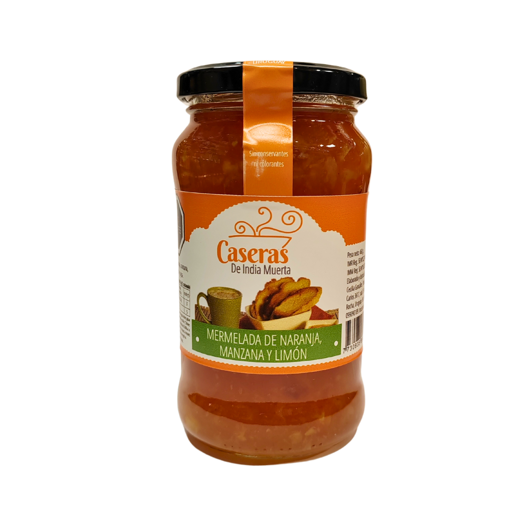 Mermelada india muerta 3 frutas 460 gr