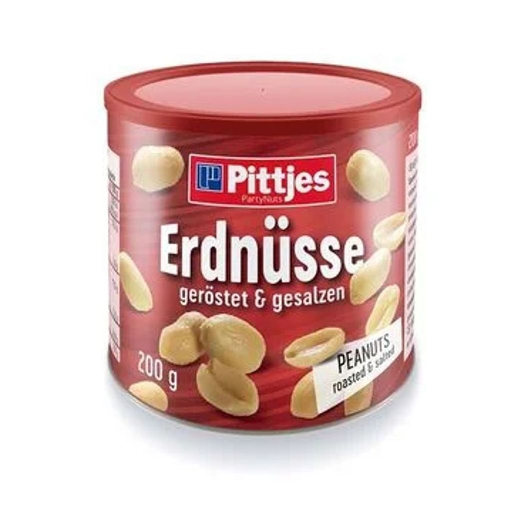 Mani tostado y salado pittjes 200 gr lata