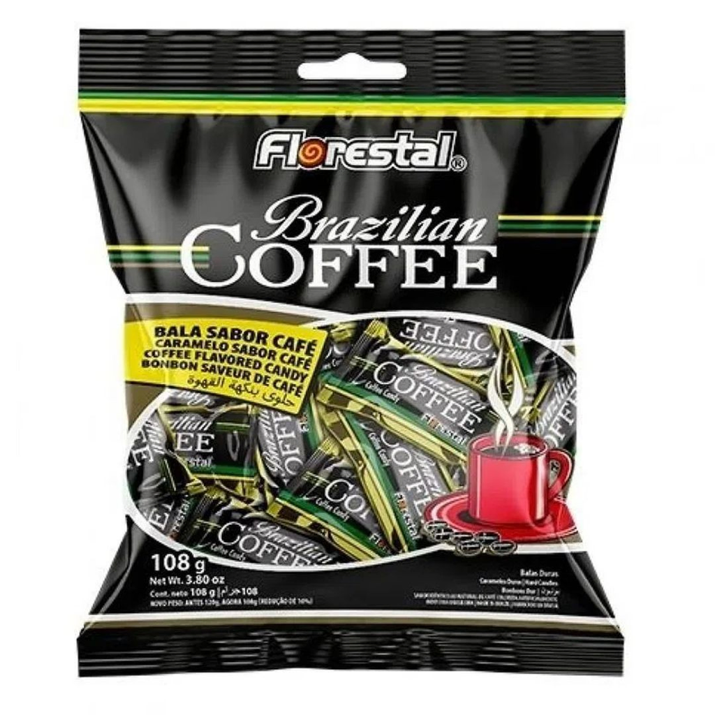 Caramelos brazilian coffee 108 gr