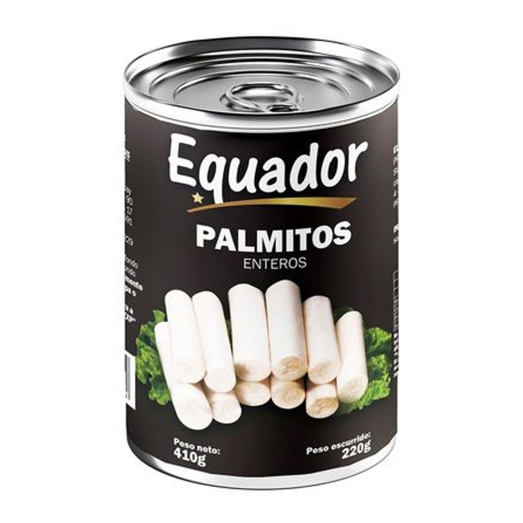 PALMITOS EQUADOR ENTEROS 410 GR - Imagen principal