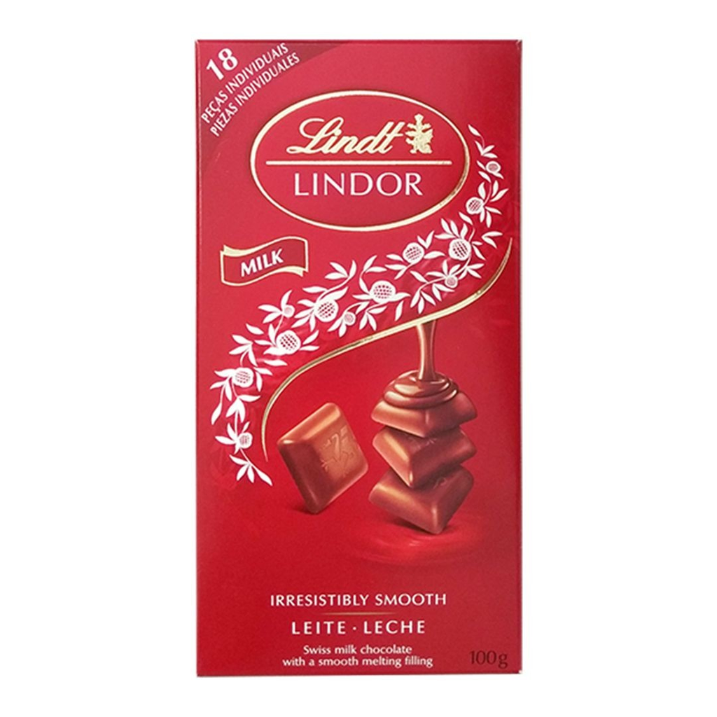 TABLETA LINDT LINDOR MILK 100 GR - Imagen principal