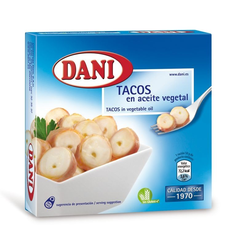 TENTACULOS DE CALAMAR DANI EN ACEITE DE GIRASOL 111 GR - Imagen principal