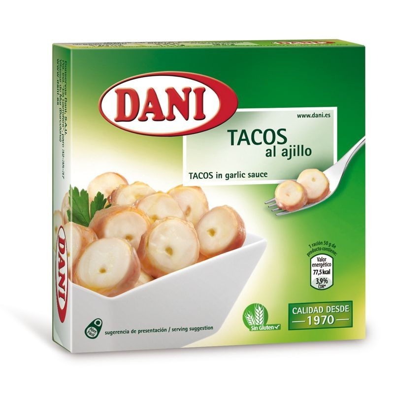 TENTACULOS DE CALAMAR DANI AL AJILLO 111 GR - Imagen principal