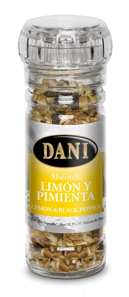 Molinillo dani pimienta negra y limon 35 gr