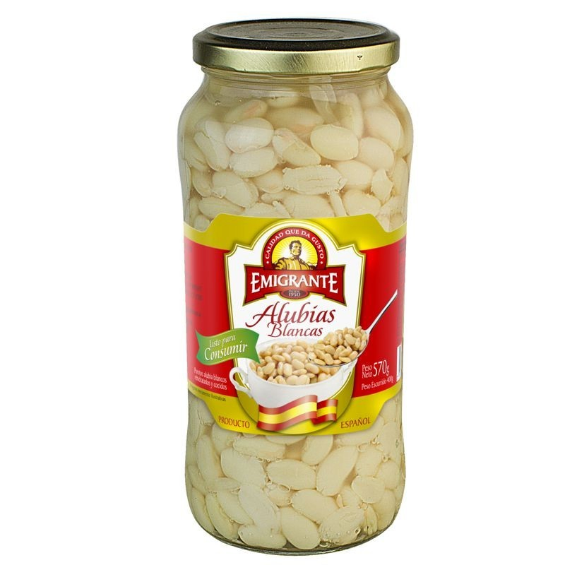 Alubias blancas emigrante 570 gr