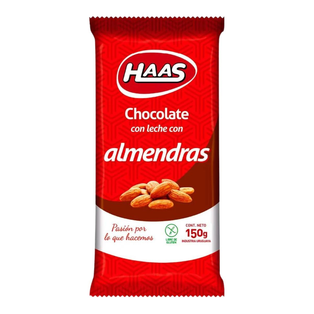 TABLETA HAAS ALMENDRAS 120 GR - Imagen principal