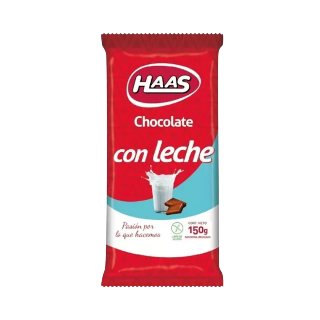 TABLETA HAAS LECHE 150 GR
