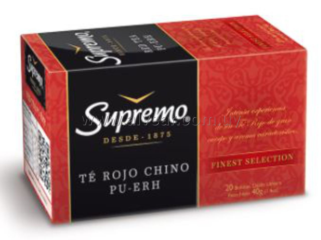 TE SUPREMO ROJO 20 SOBRES - Imagen principal