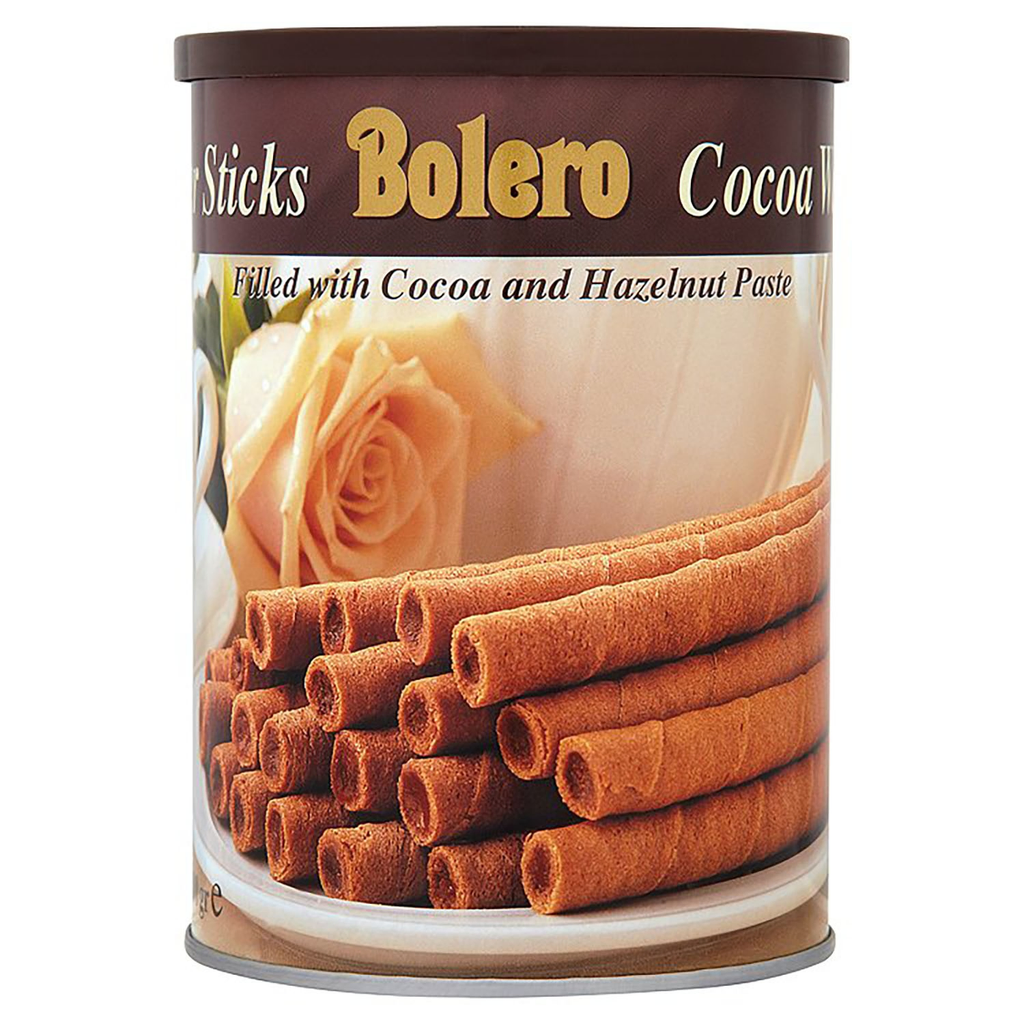 Barquillos bolero cocoa 400 gr