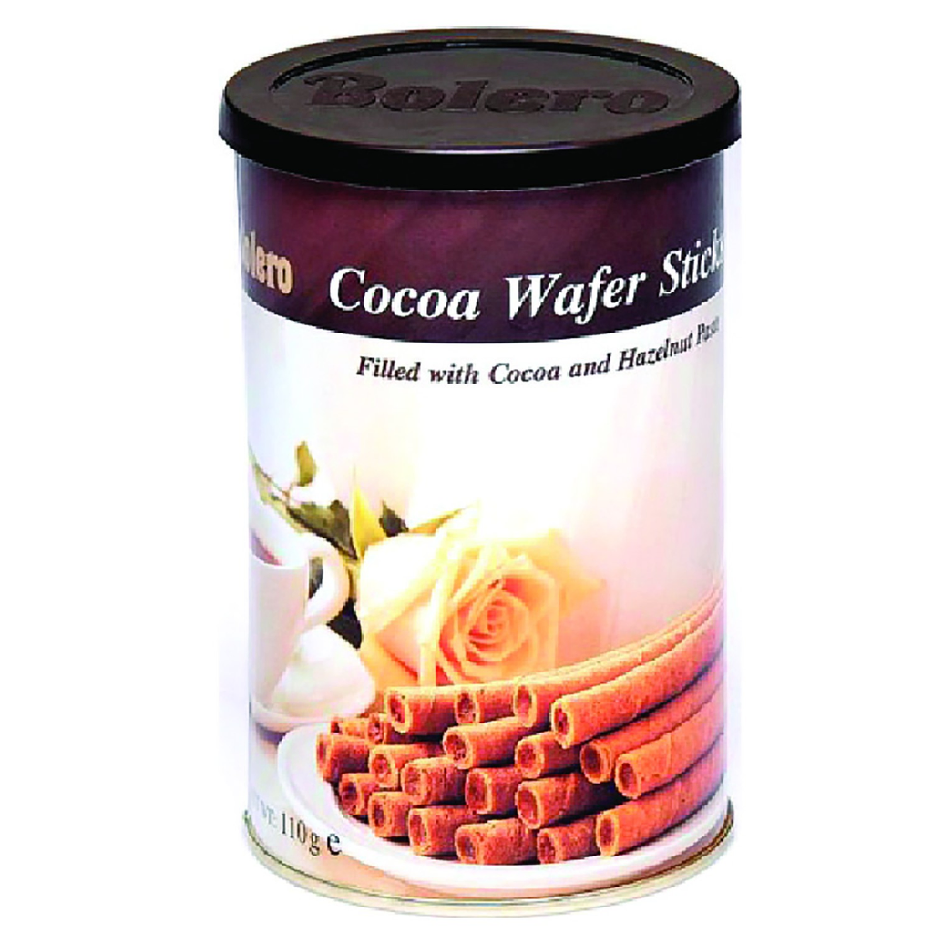 Barquillos bolero cocoa 110 gr