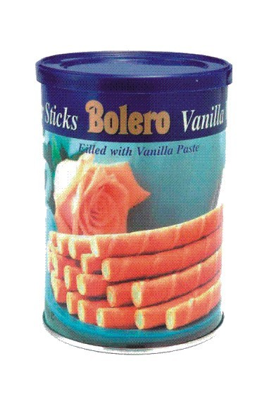 Barquillos bolero vainilla 400 gr
