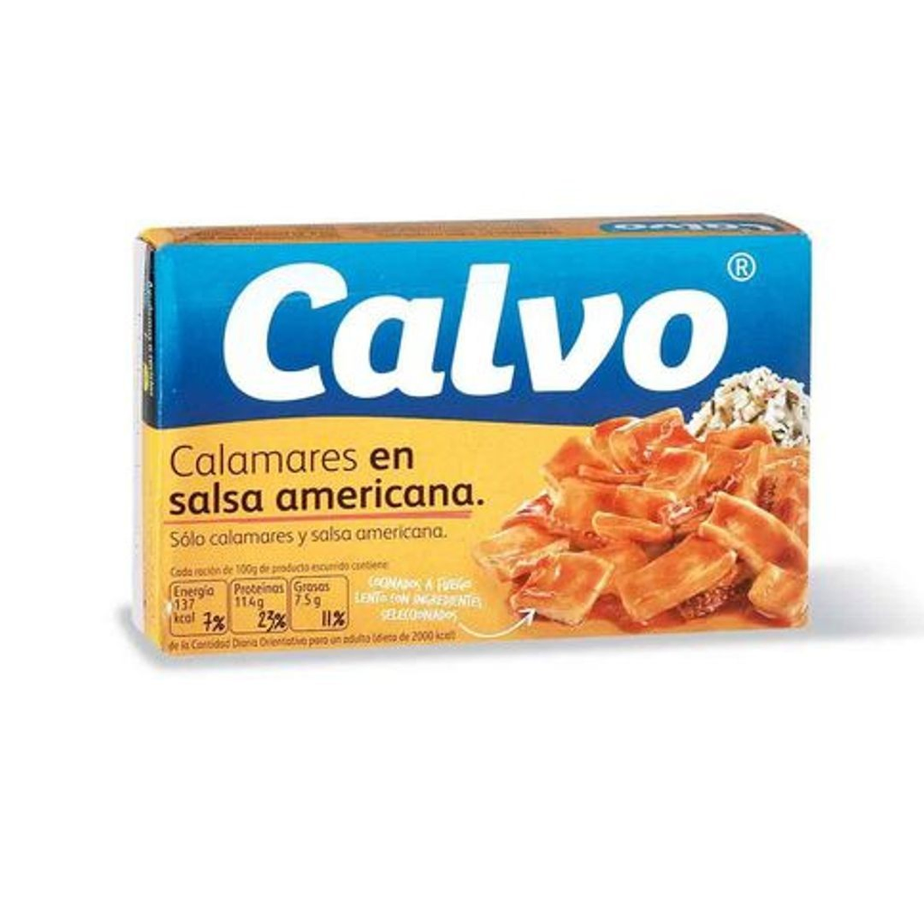CALAMARES CALVO EN SALSA AMERICANA 115 GR - Imagen principal