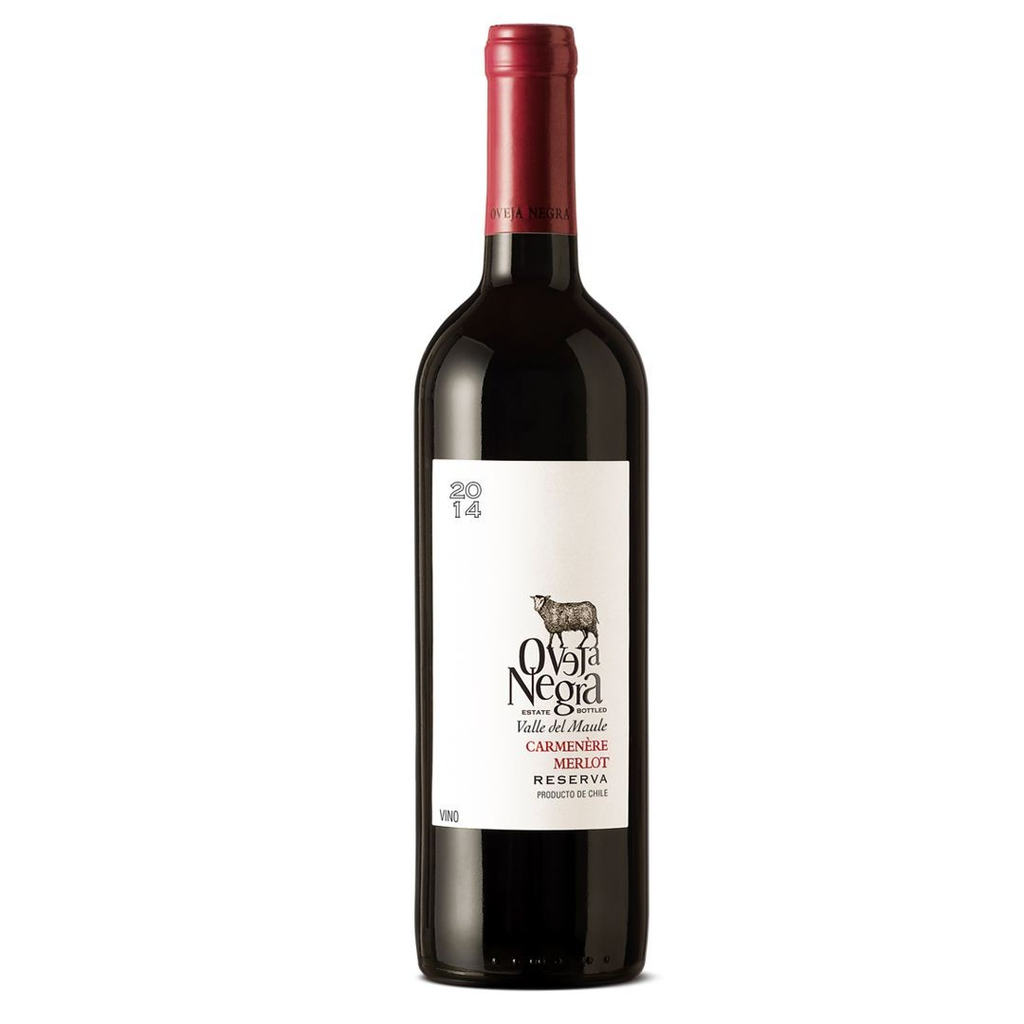VINO OVEJA NEGRA CarmenereE MERLOT 750 ML