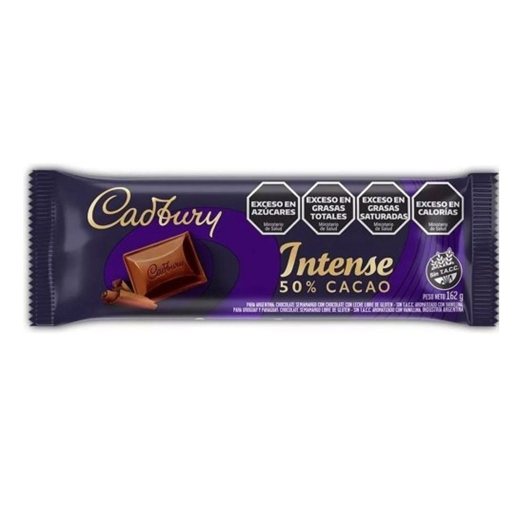 TABLETA CADBURY INTENSE 162 GR