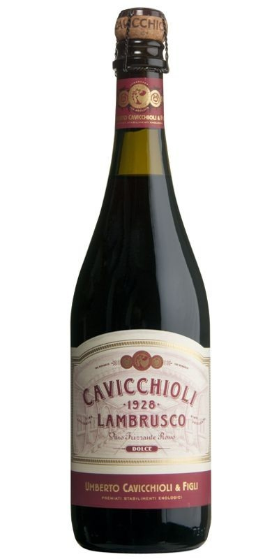 LAMBRUSCO CAVICCHIOLI TINTO DULCE 750 ML