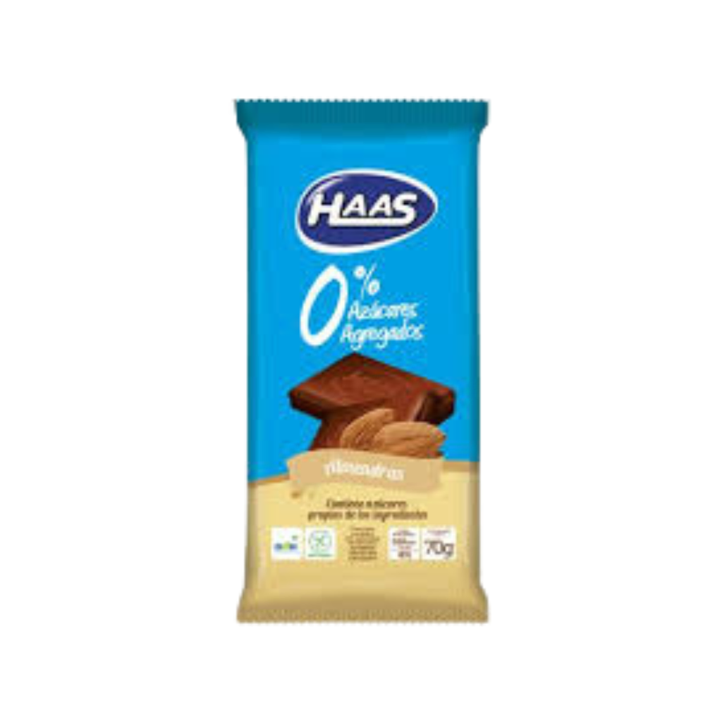 TABLETA HAAS DIET ALMENDRAS 70 GR - Imagen principal