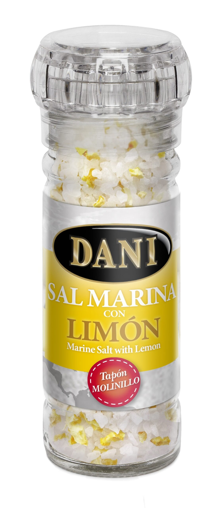 Molinillo dani sal marina con limon 90 gr