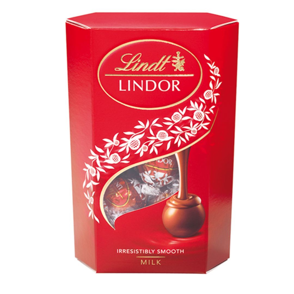 BOMBONERA LINDT LINDOR MILK 200 GR