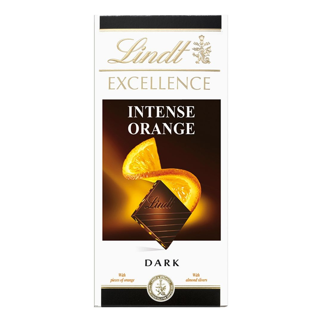 TABLETA LINDT EXCELLENCE DARK/ORANGE 100 GR