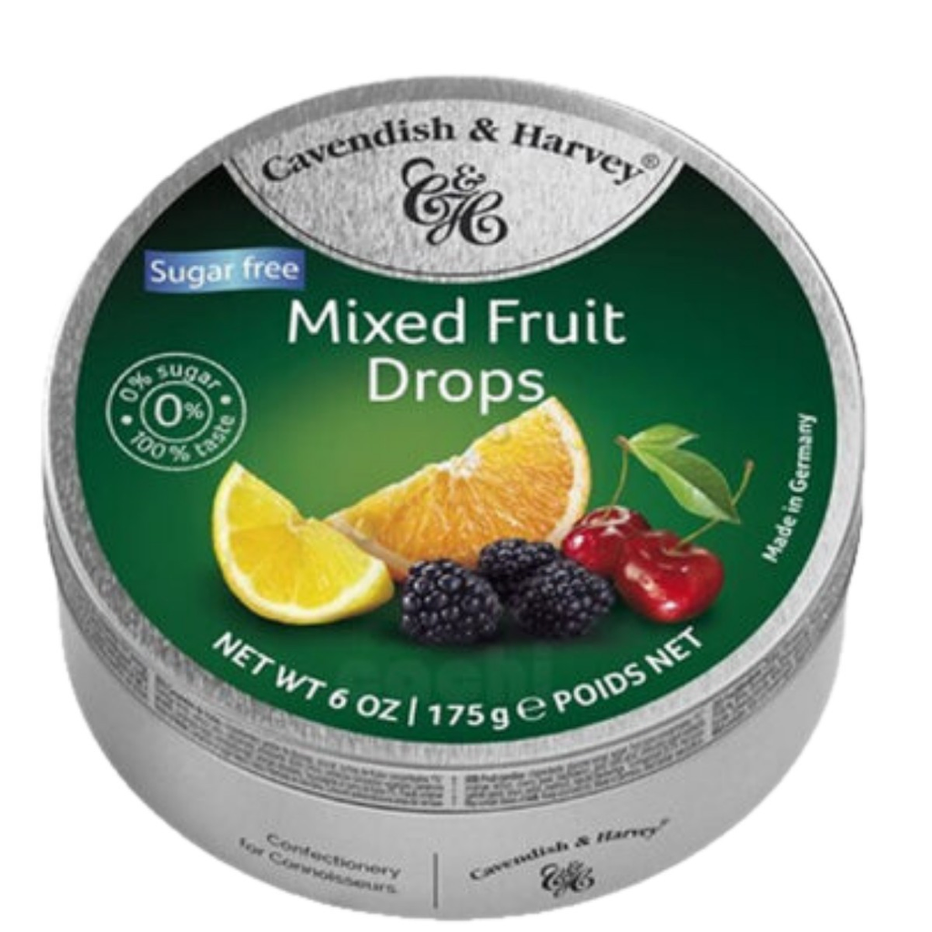 Caramelos c y h mixed fruits s/azucar 175 gr