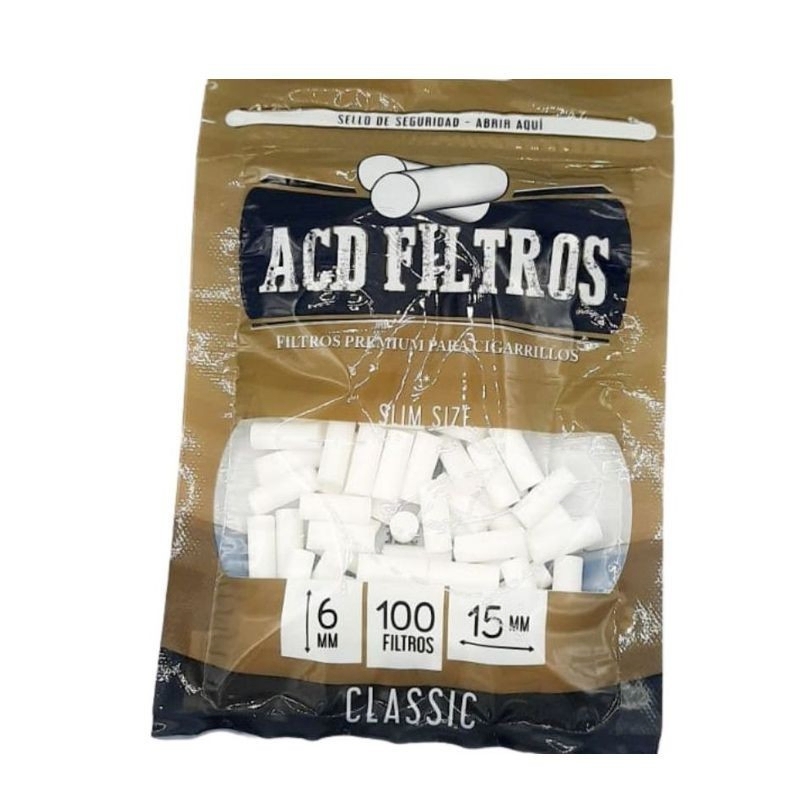 FILTROS ACD SLIM 6 MM 100 UNI - Imagen principal
