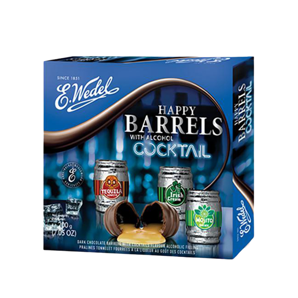 BOMBONERA E.WEDEL BARRELS C/COCKTAIL 200 GR - Imagen principal