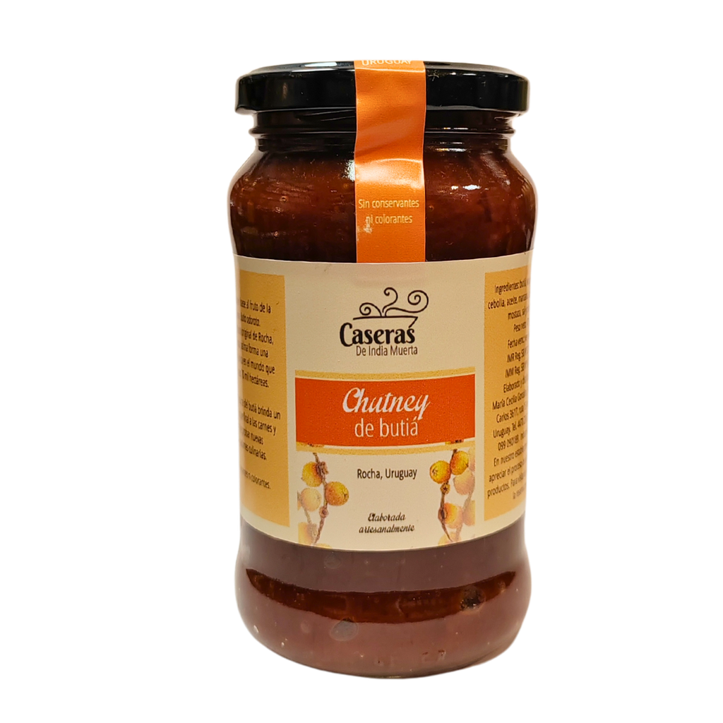 Chutney de butia india muerta 460 gr