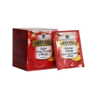 TE TWININGS STRAWBERRY & MANGO 10 SOBRES - Imagen principal