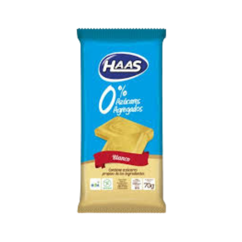 TABLETA HAAS DIET BLANCO 70 GR - Imagen principal