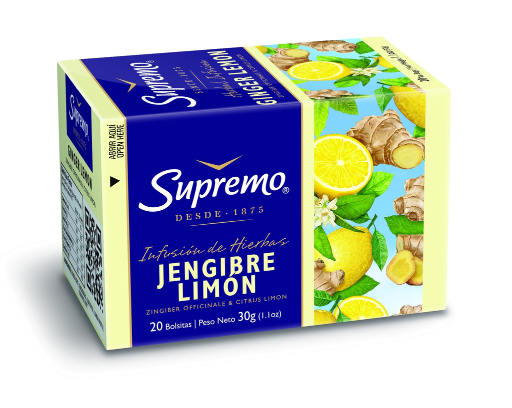 TE SUPREMO GINGER LEMON 20 SOBRES