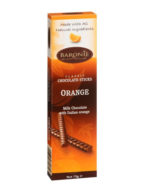 STICKS BARONIE MILK ORANGE 75 GR - Imagen principal