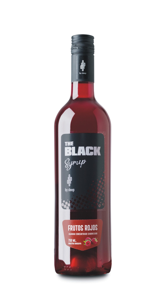 Syrup de frutos rojos the black 750 ml