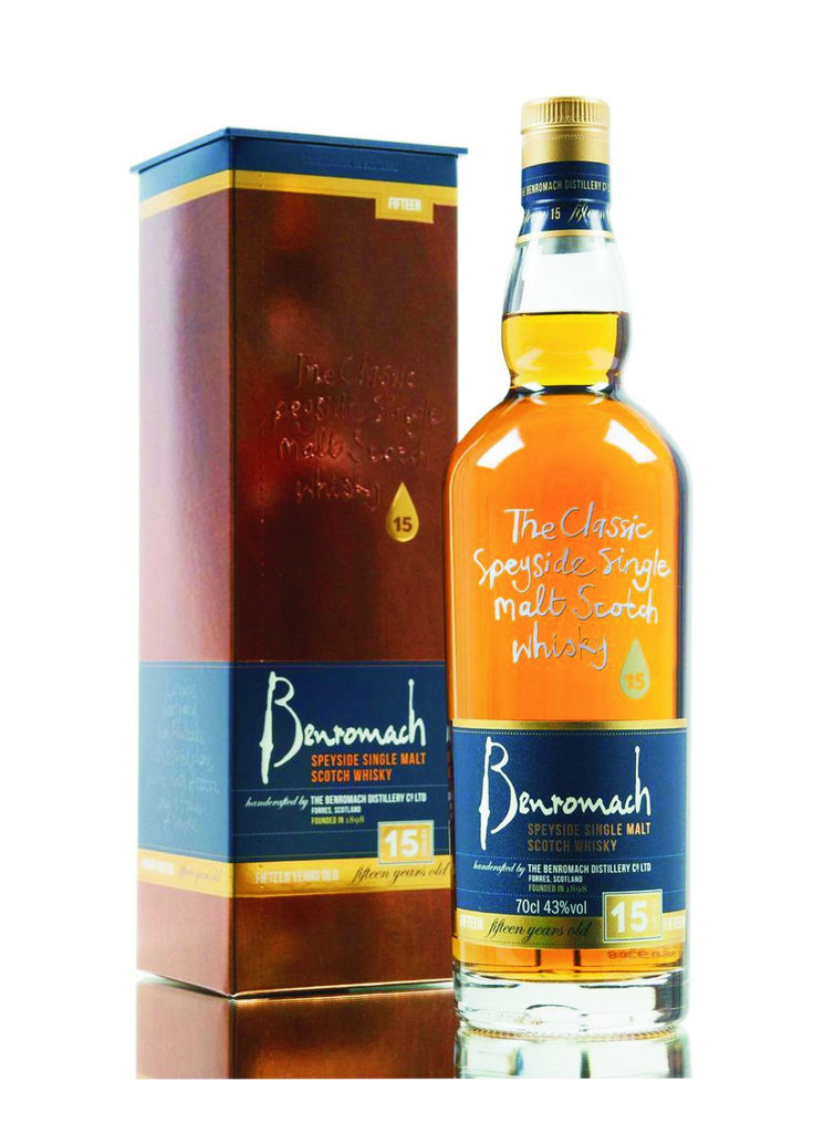 Whisky benromach speyside 15 años single malt 700 ml