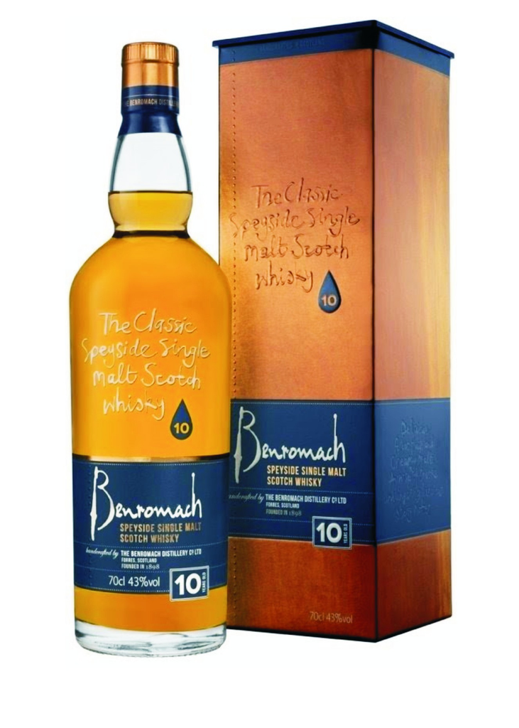 Whisky benromach speyside 10 años single malt 700 ml