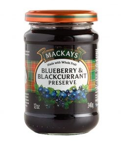 MERMELADA MACKAYS BLUEBERRY & BLACKCURRANT 340 GR 