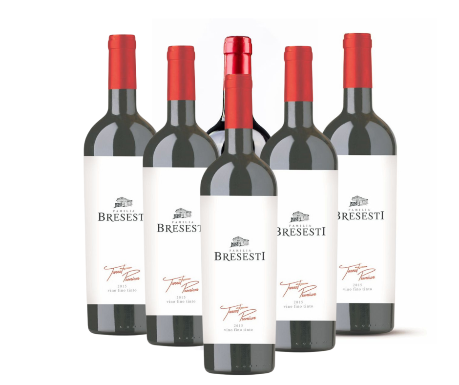 Vino bresesti tannat premium promo x 6
