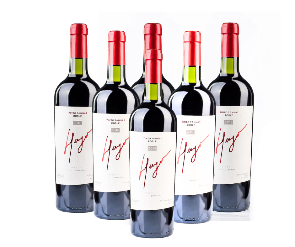 VINO HUGO ROBLE TANNAT PROMO X 6
