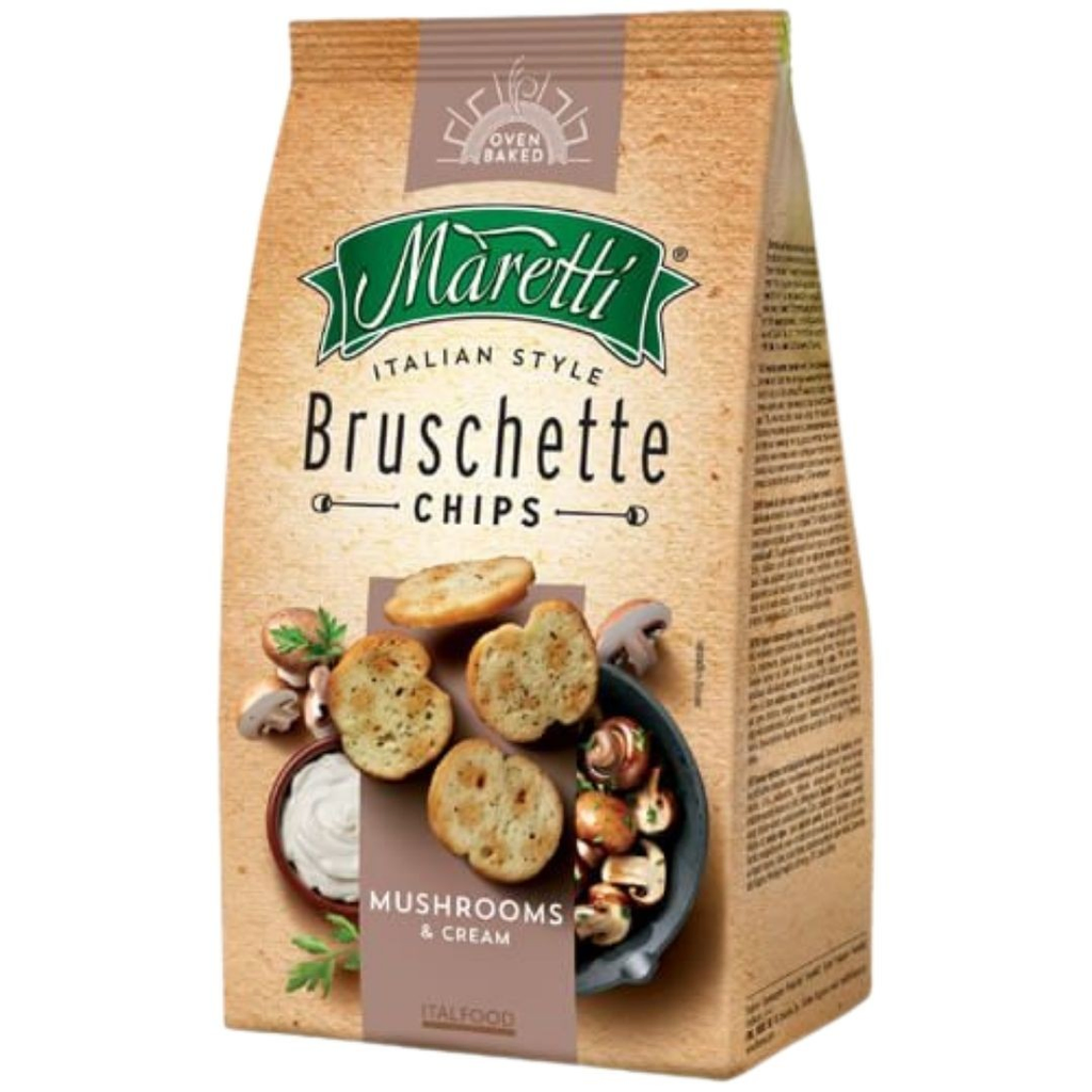 TOSTADAS MARETTI CHAMPIGNON Y CREMA 70 GR